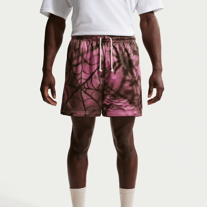 Nike Standard Issue Men's 5" Practice Mesh Basketball Shorts 'A Peony/Ivory'