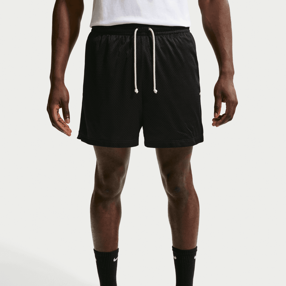 Nike Standard Issue Men's 5" Practice Mesh Basketball Shorts 'Black/Ivory'