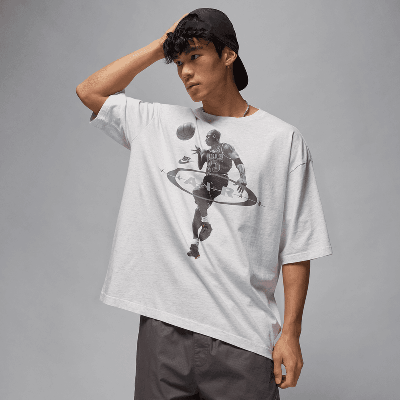 Jordan Brooklyn Men's T-Shirt 'Birch Heather'