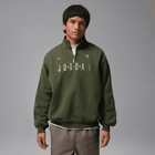 Jordan Flight Men's Graphic Fleece 1/4-Zip 'Cargo Khaki'