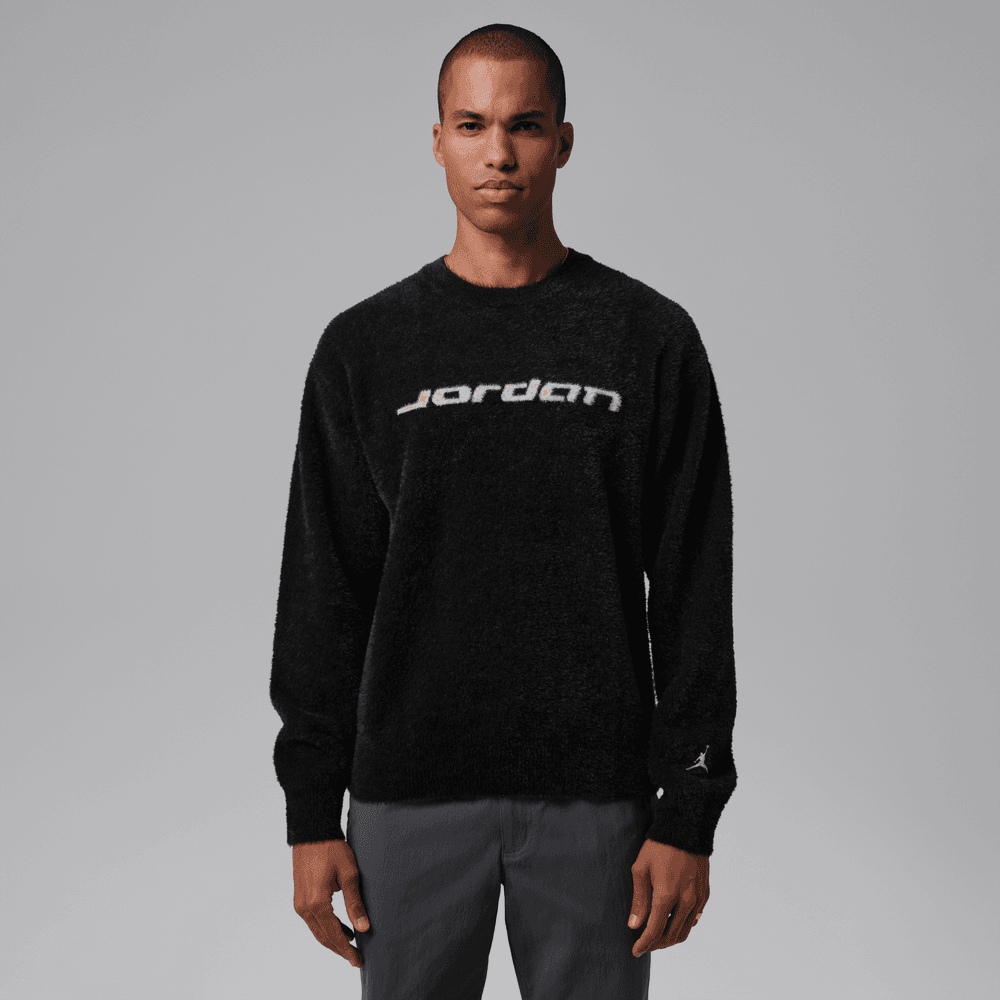 Jordan Flight Men's Mohair Sweater 'Black/Sail'