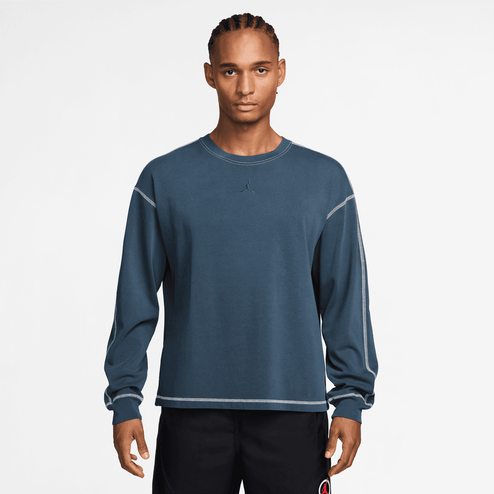 Jordan Flight Men's Heavyweight Long-Sleeve Top 'Squadron Blue'