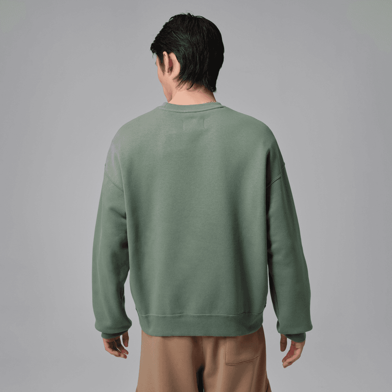 Jordan Brooklyn Men's Fleece Crewneck Sweatshirt 'Vintage Lichen'