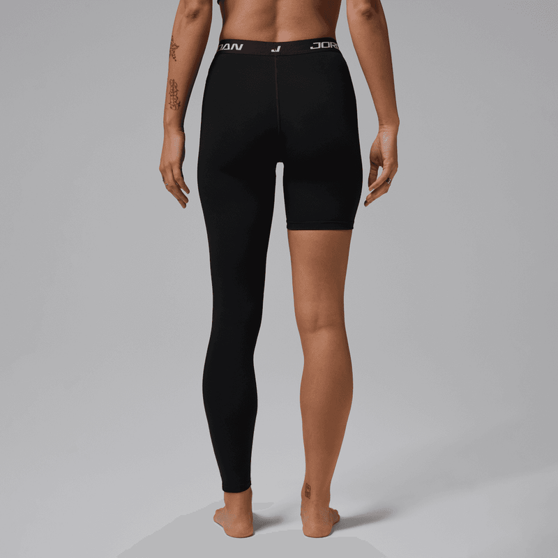 Jordan Sport Women's High-Rise Single-Leg Basketball Tights (Left) 'Black/White'