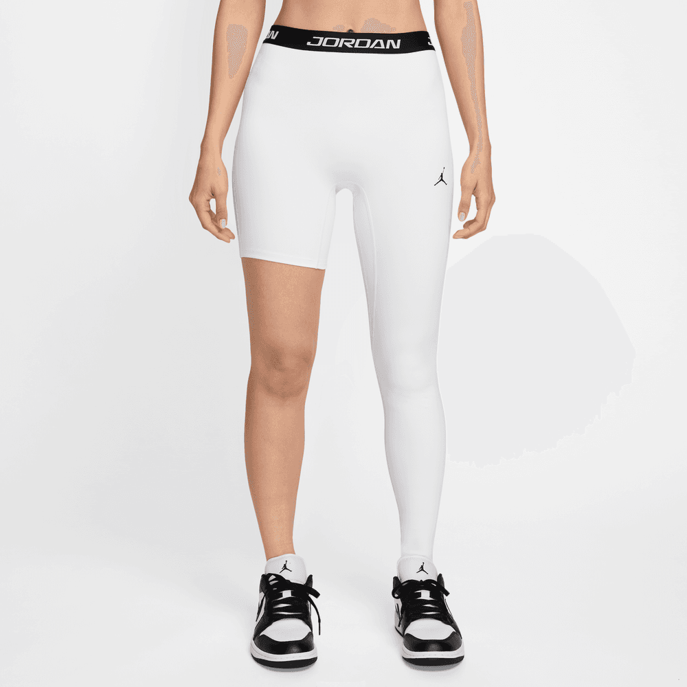 Jordan Sport Women's High-Rise Single-Leg Basketball Tights (Left) 'White/Black'