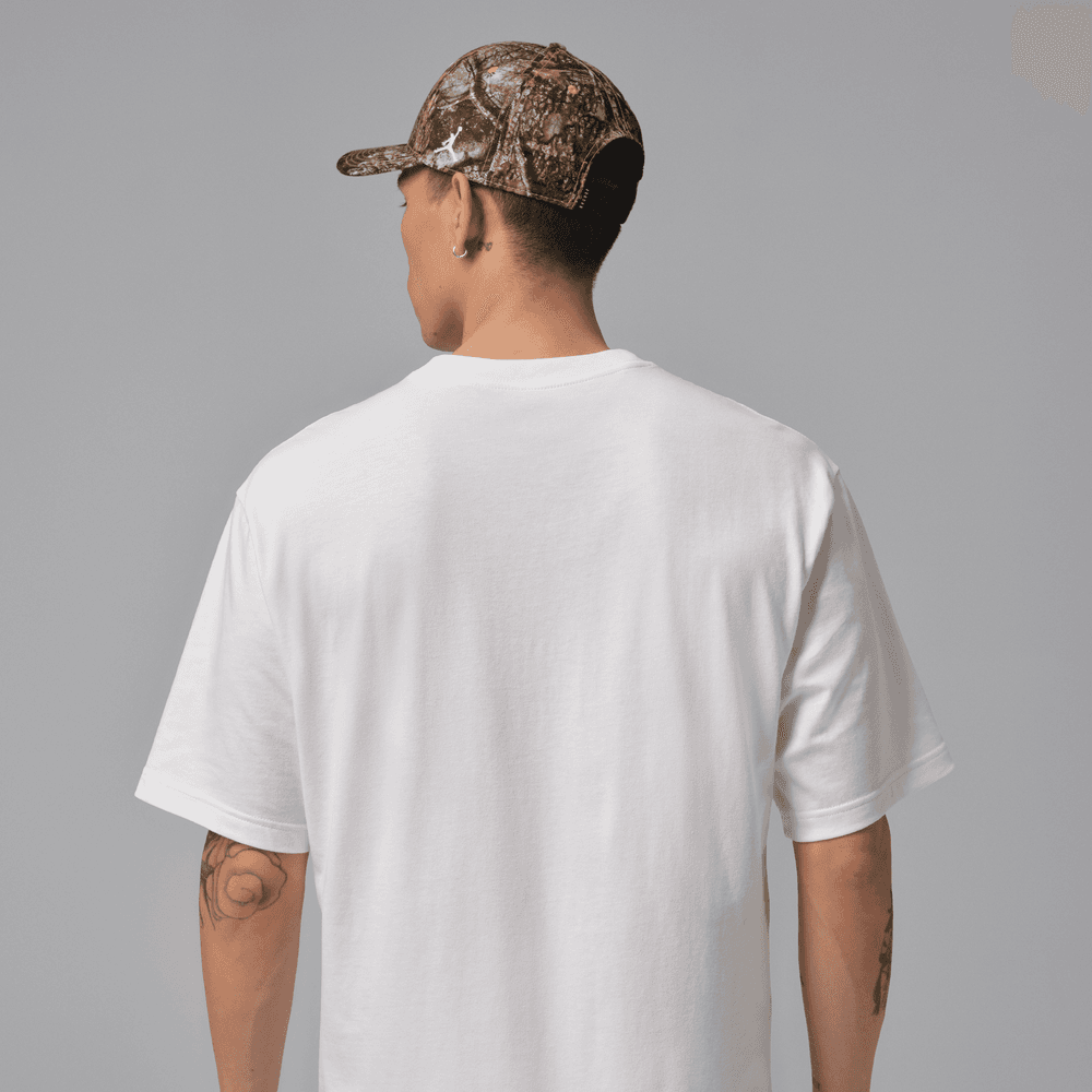 Jordan Men's Graphic T-Shirt 'White/Gym Red'