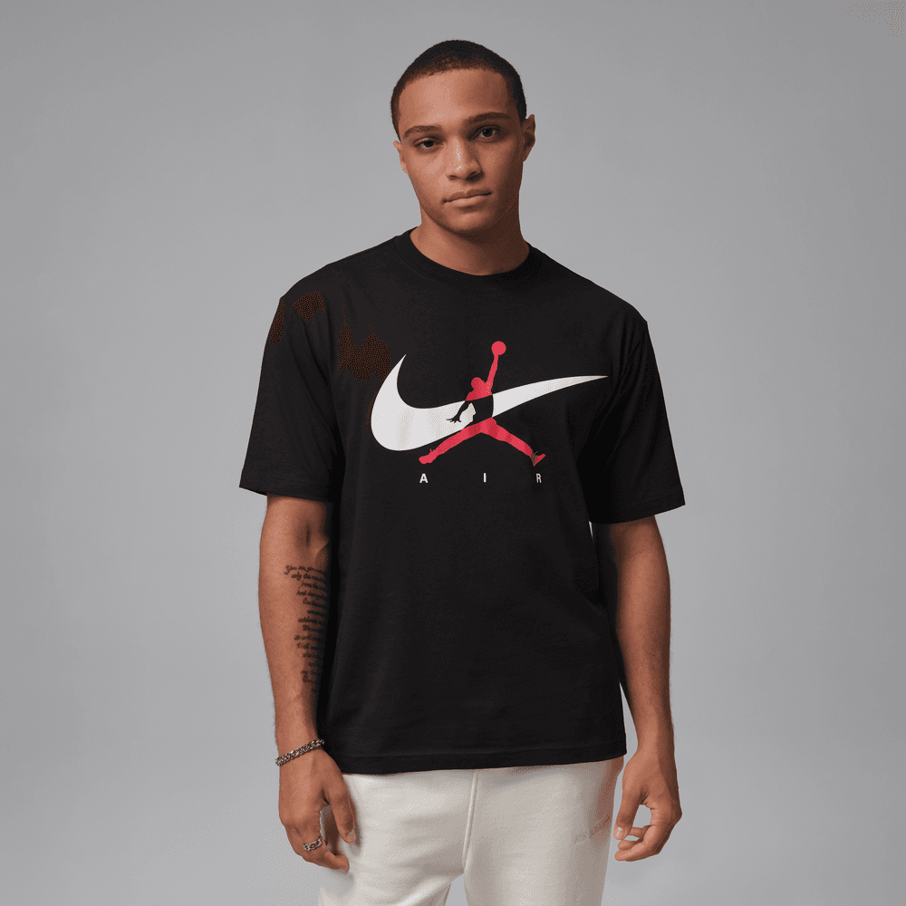 Jordan Brooklyn Men's Jumpman T-Shirt 'Black/White'