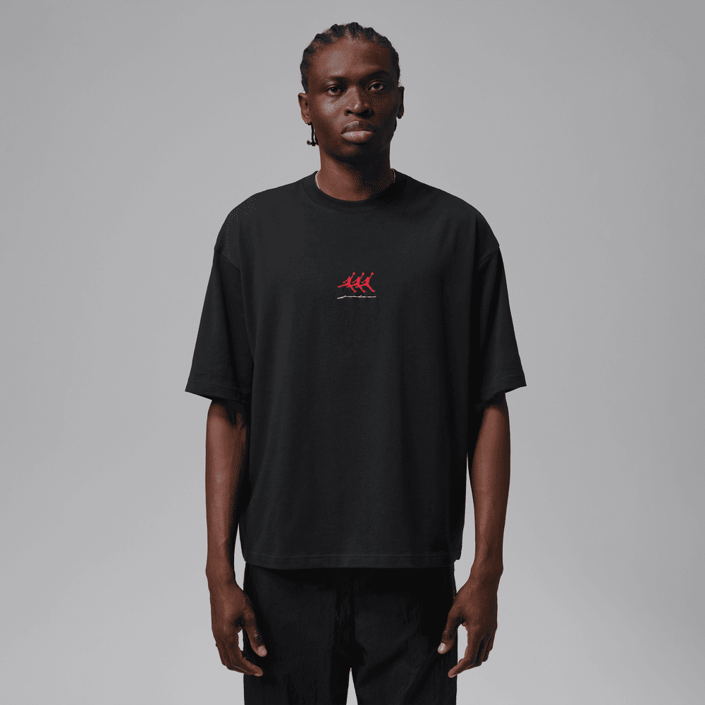 Jordan Flight Men's Oversized Graphic T-Shirt 'Black'