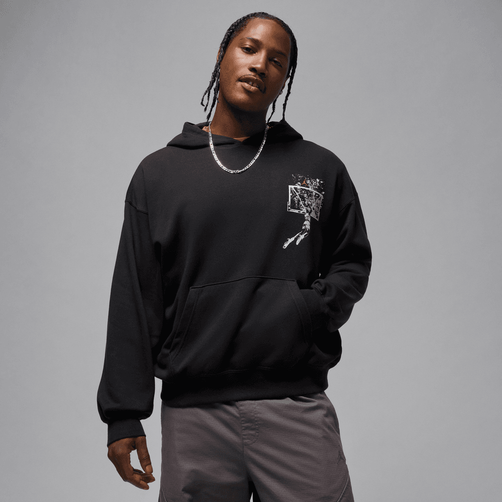 Jordan Brooklyn Men's Oversized Pullover Hoodie 'Strafish'