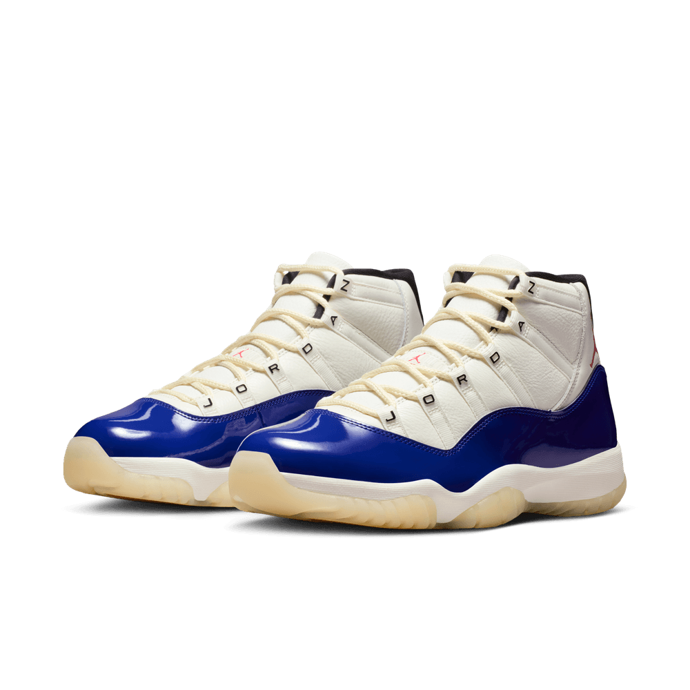 Air Jordan 11 Retro "Rare Air" Men's Shoes 'Blue/Sail/Red/Black'