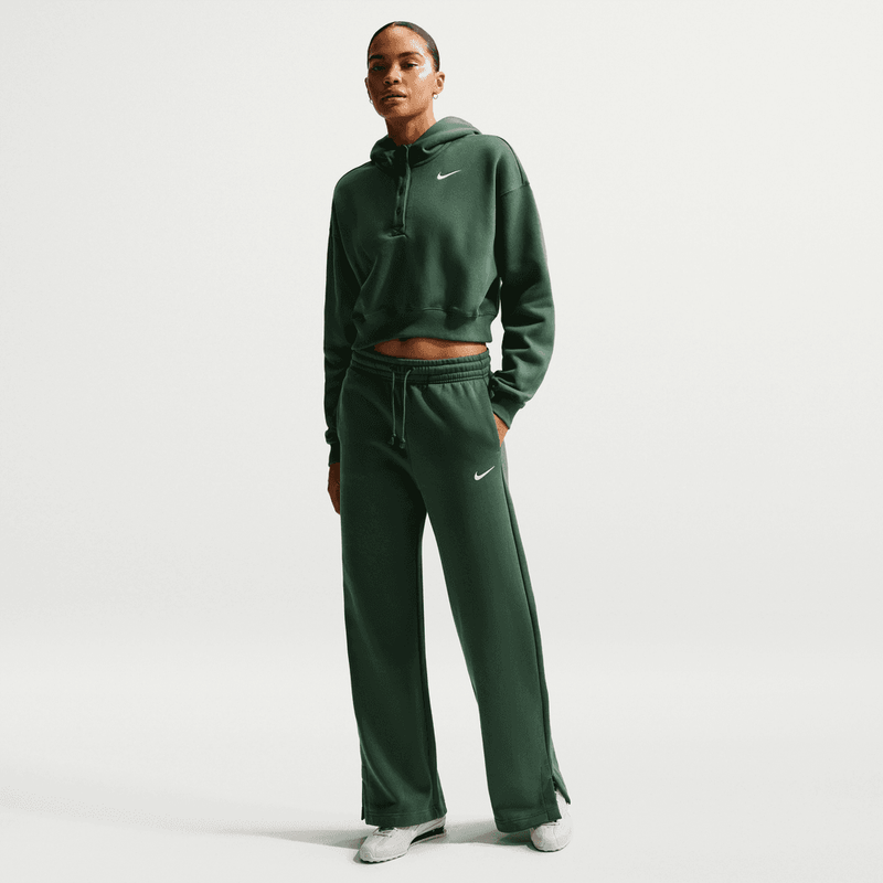 Nike Sportswear Phoenix Fleece Women's High-Waisted Wide-Leg Pants 'Green'