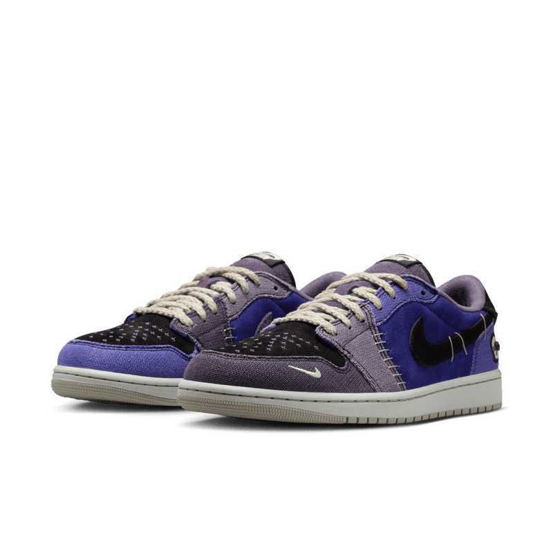 Air Jordan 1 Retro Low Men's Shoes 'Purple/Green/Black'