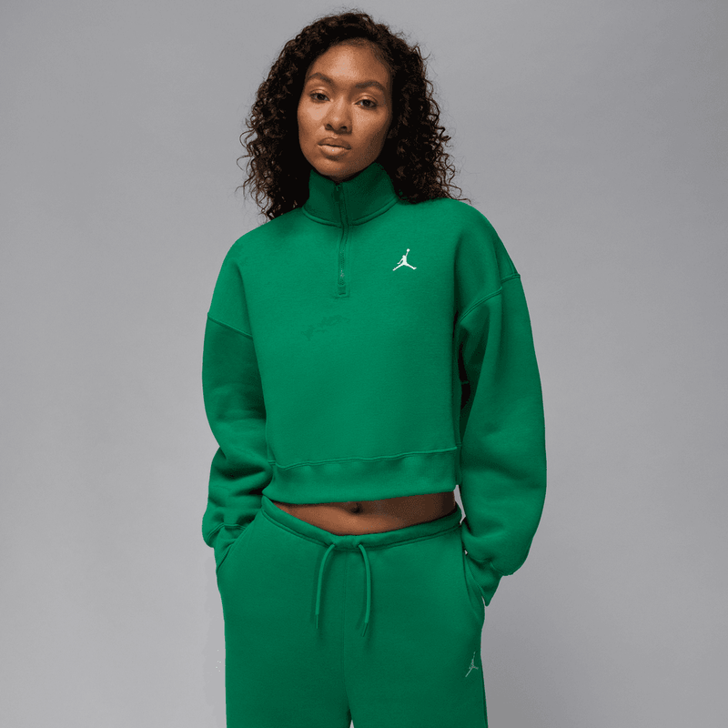 Jordan Brooklyn Fleece Women's 1/4-Zip Top 'Malachite'
