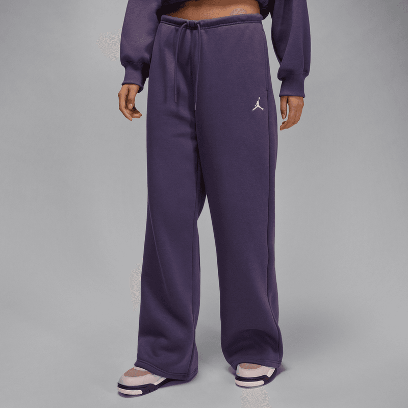 Jordan Brooklyn Fleece Women's Open-Hem Pants 'Dark Raisin'