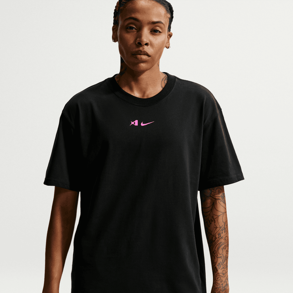 A'ja A'ja Wilson Nike Dri-FIT Basketball T-Shirt 'Black/Pink'