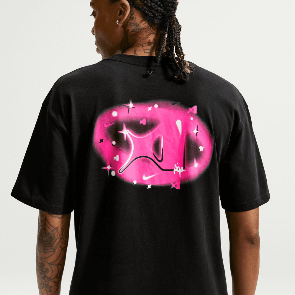 A'ja A'ja Wilson Nike Dri-FIT Basketball T-Shirt 'Black/Pink'