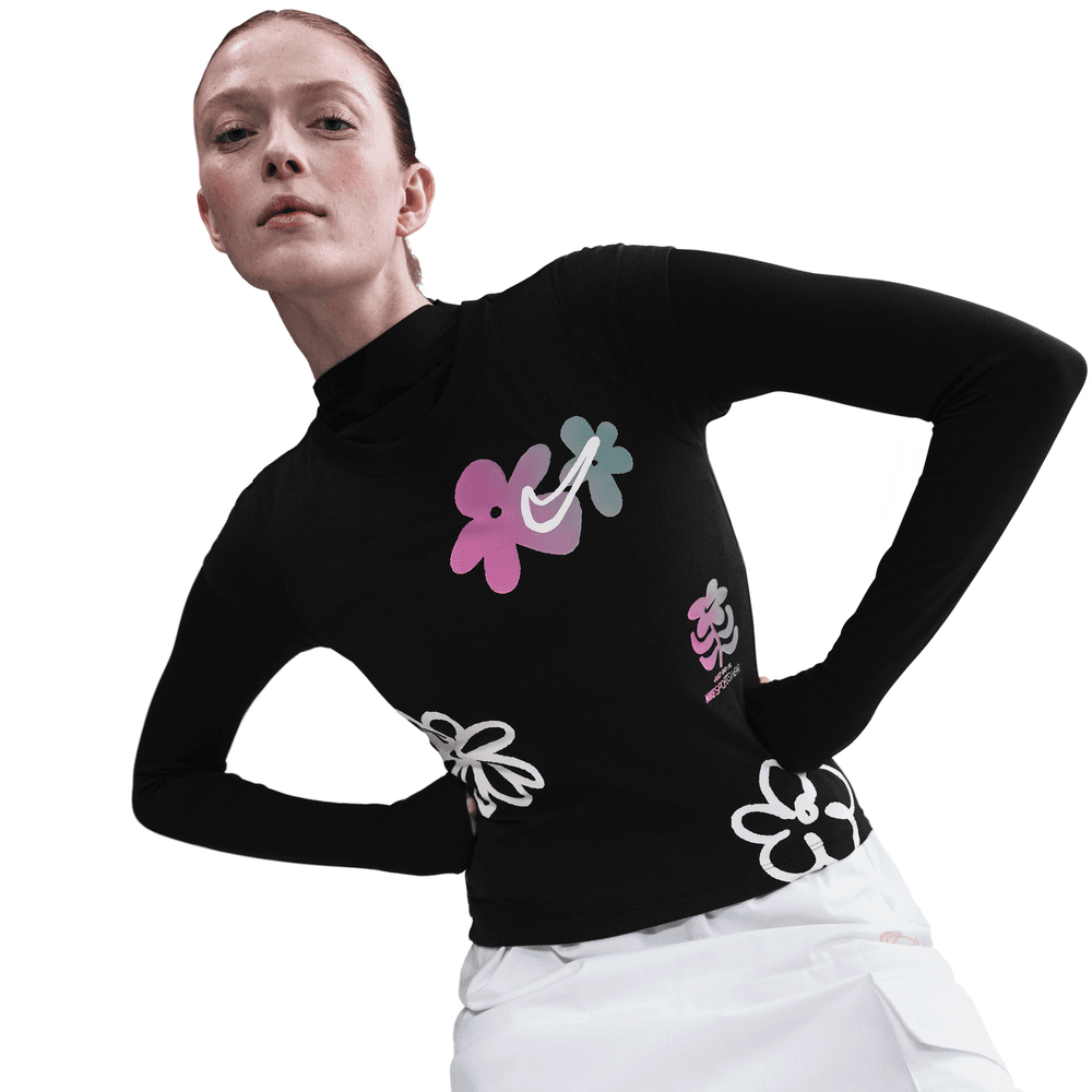 Nike Sportswear Women's Tight Short-Sleeve Graphic T-Shirt 'Black'