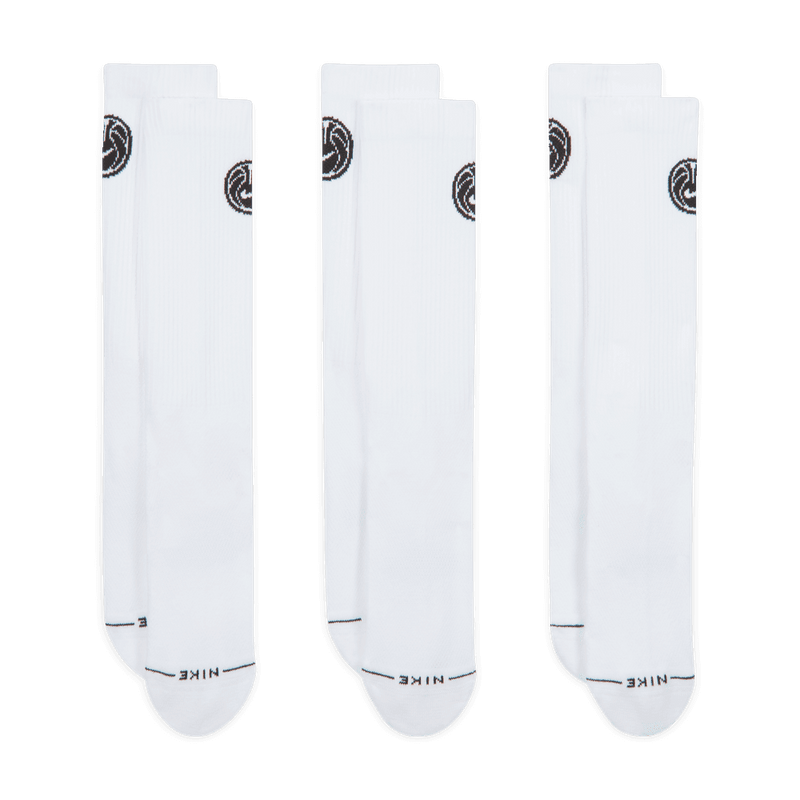 Nike Everyday Elevated Crew Socks (3 Pairs) 'White/Black'