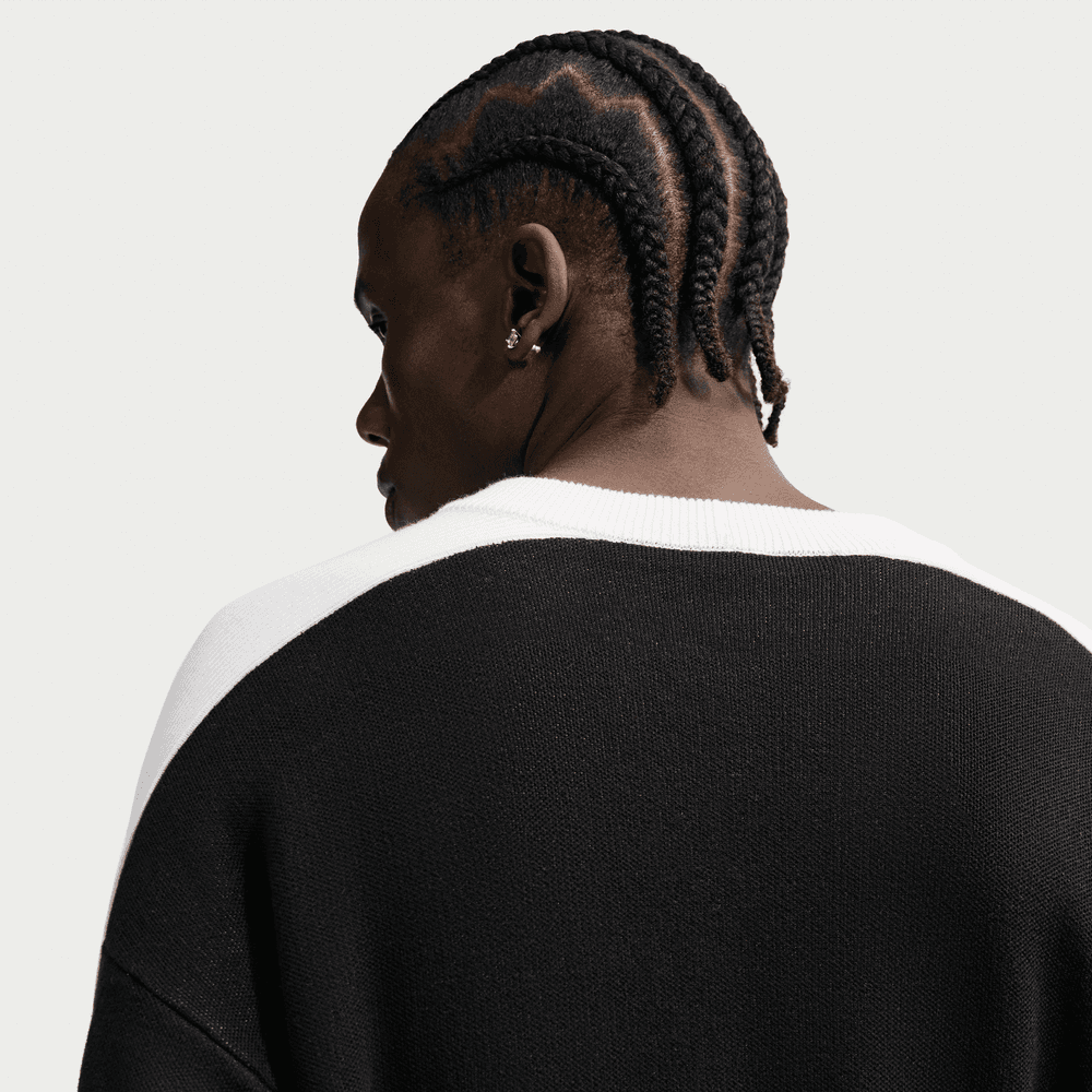 Nike Sportswear Club Men's Jersey Sweater 'Black/Sail'