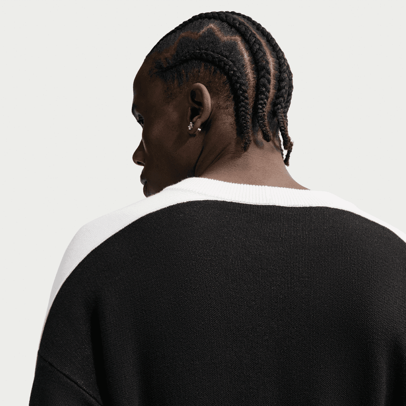 Nike Sportswear Club Men's Jersey Sweater 'Black/Sail'