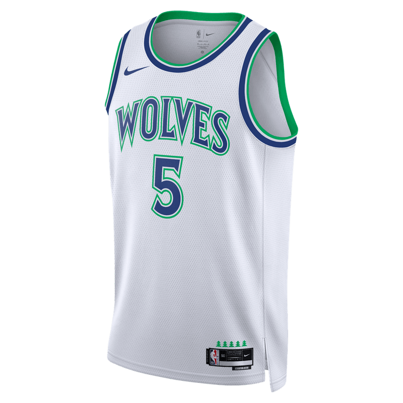 Anthony Edwards Minnesota Timberwolves Association Edition Men's Nike Dri-FIT NBA Swingman Jersey 'White'