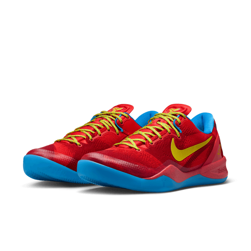 Kobe VIII Protro Basketball Shoes 'Crimson/Citron/Blue'