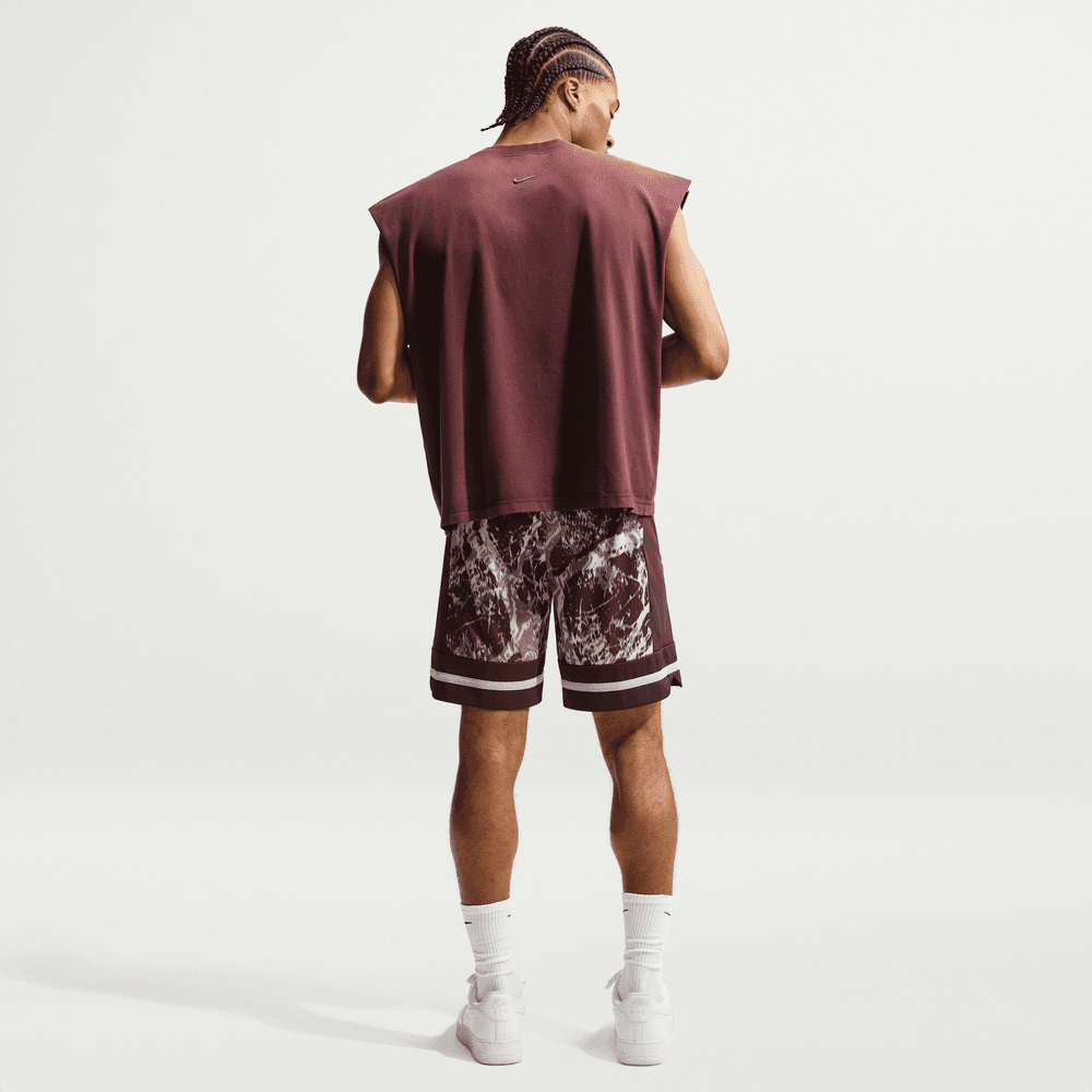 Ja Morant Ja Men's 8" Dri-FIT Basketball Shorts 'Burgundy'