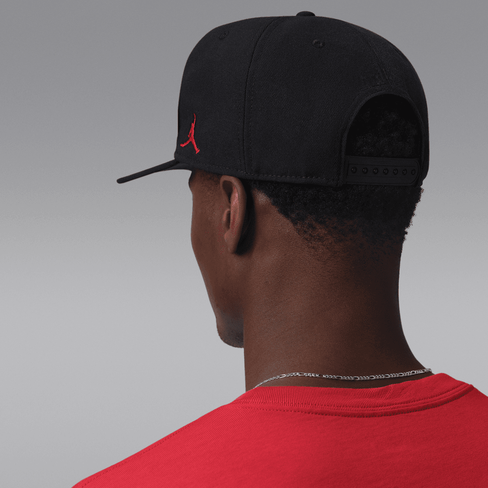 Jordan Pro Unstructured AJ4 Patch Hat 'Black/Red'