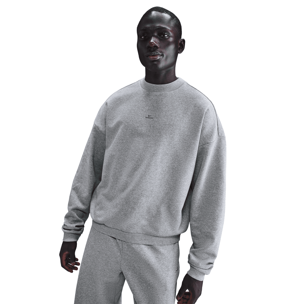 Nike Standard Issue Men's Therma-FIT Basketball Crew 'Grey Heather'