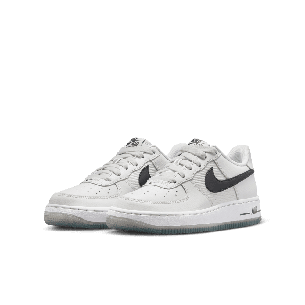 Nike Air Force 1 Big Kids' Shoes (GS) 'Photon Dust/Silver'