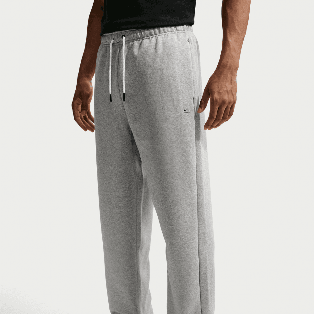 Nike Standard Issue Men's Therma-FIT Brushed Open-Hem Basketball Pants 'Heather'