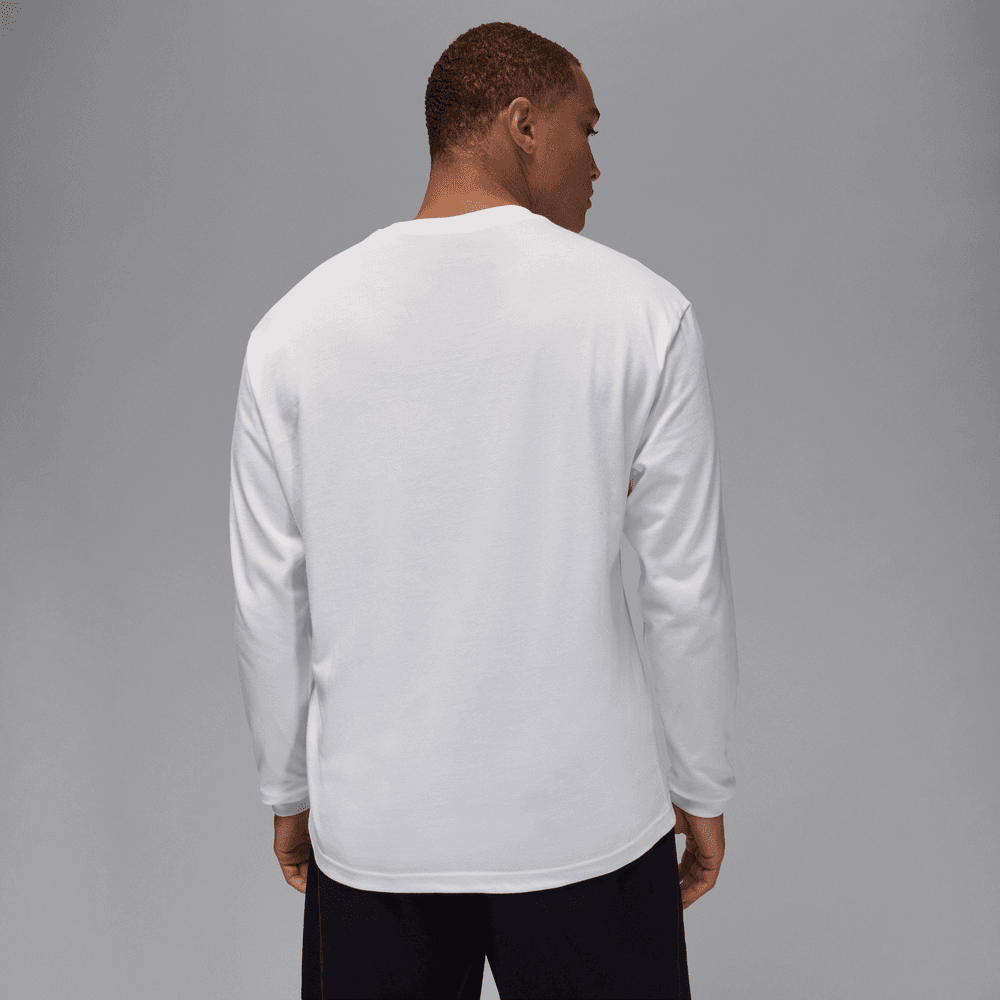 Jordan Brooklyn Men's AJ11 Graphic Long-Sleeve T-Shirt 'White'