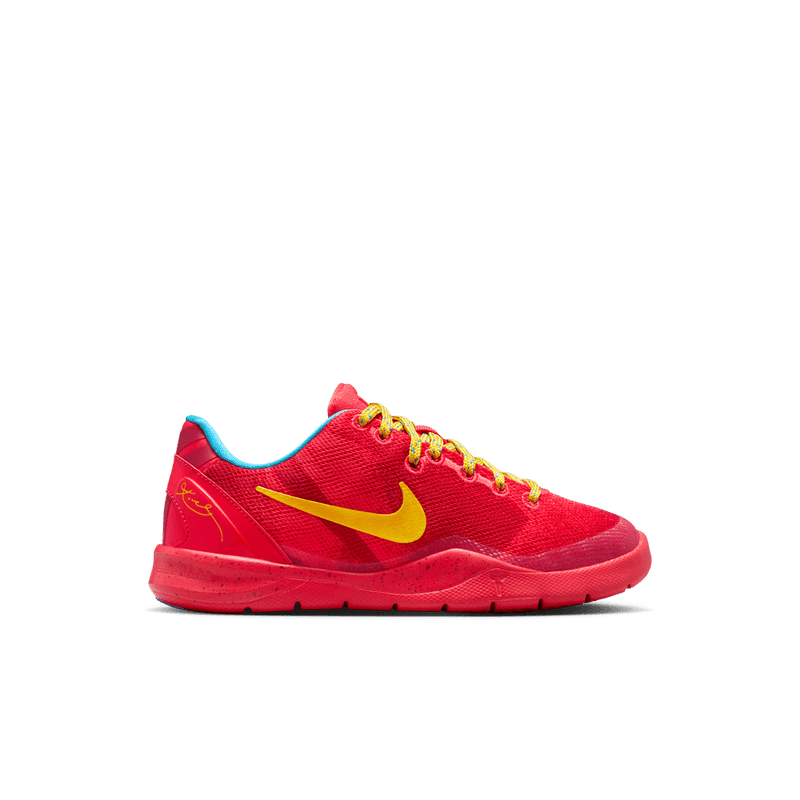 Kobe Bryant Kobe VIII Little Kids' Basketball Shoes (PS) 'Crimson/Citron/Blue'