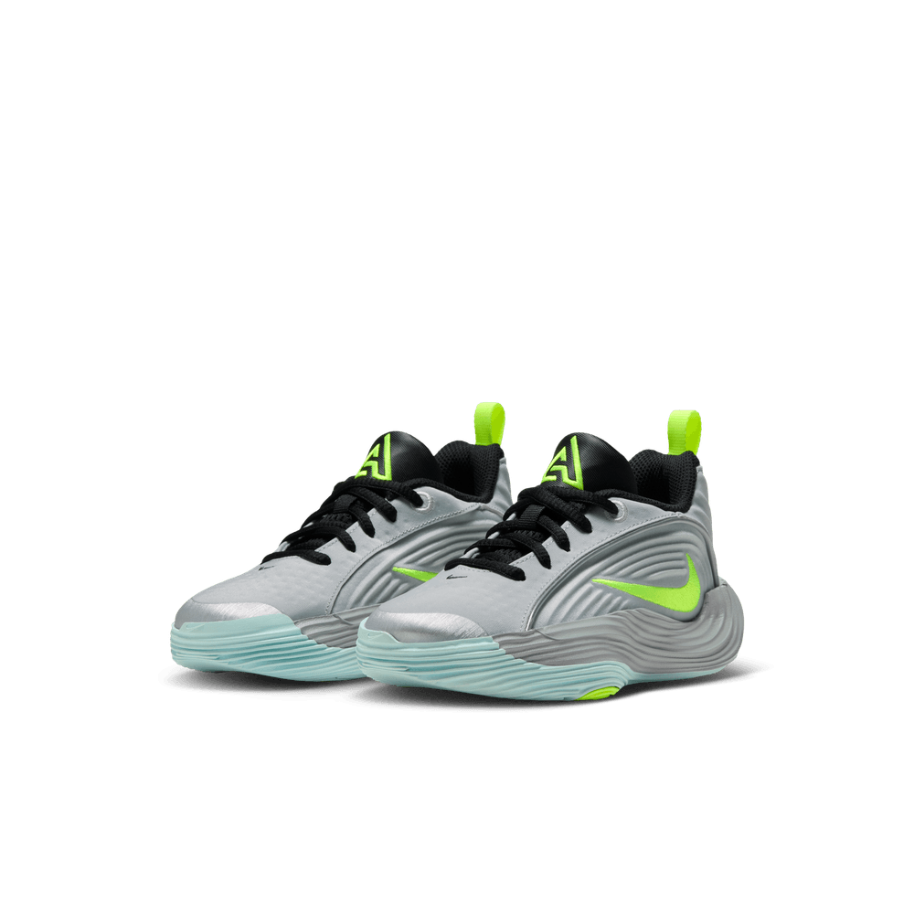 Giannis Antetokounmpo Giannis Immortality 5 Little Kids' Basketball Shoes (PS) 'Silver/Volt/Black'