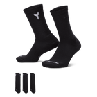 Kobe Bryant Nike Everyday Elevated "Kobe" Crew Socks (3 Pairs) 'Black'