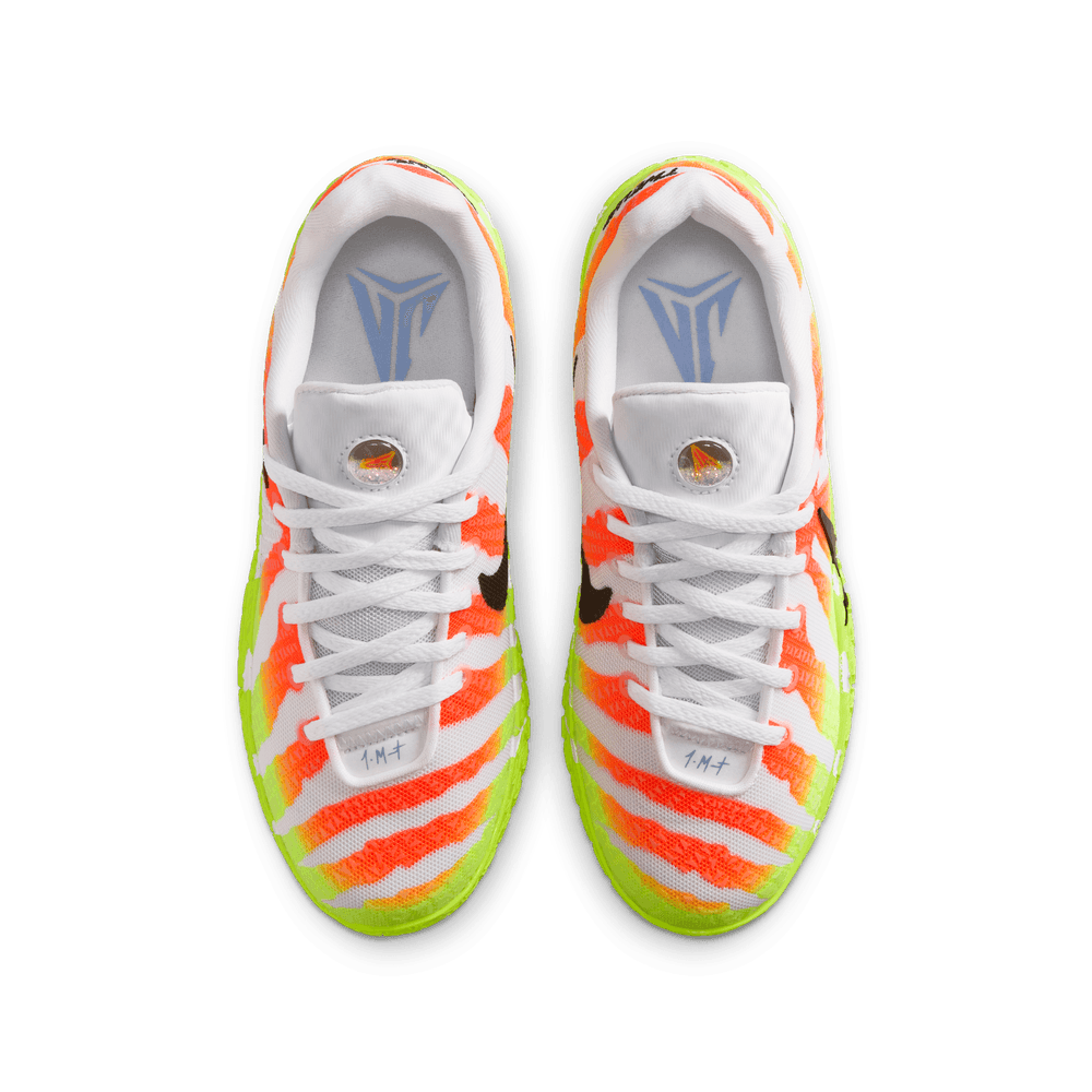 Ja Morant Ja 3 "Snowed In" Big Kids' Basketball Shoes (GS) 'White/Black/Crimson/Volt'