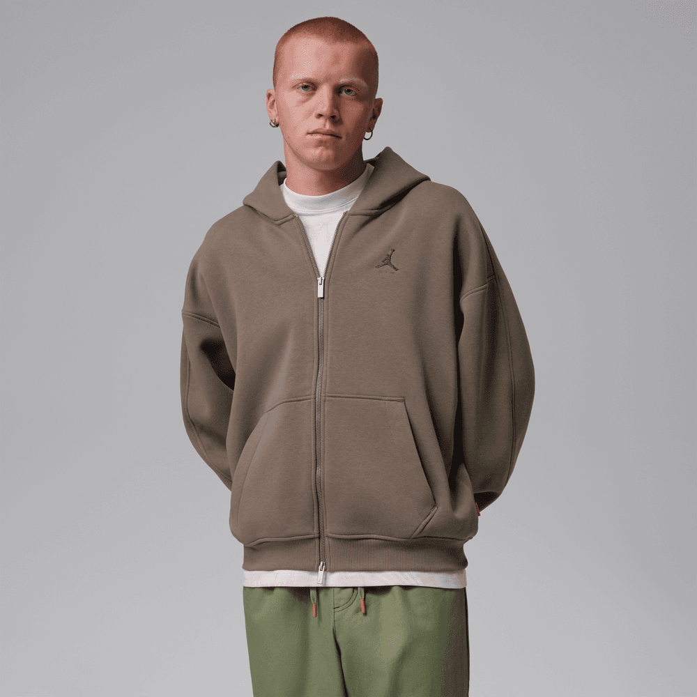 Jordan Brooklyn Men's Oversized Fleece Full-Zip 'Palomino'