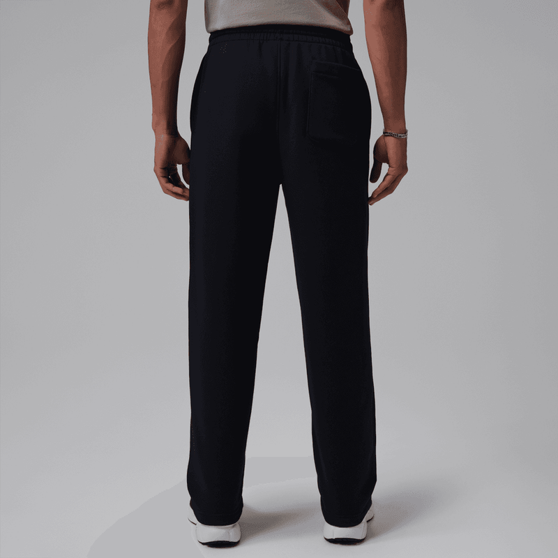 Jordan Brooklyn Men's Statement Fleece Open-Hem Pants 'Black/Red'