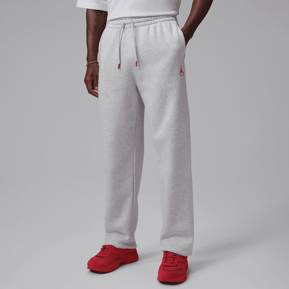 Jordan Brooklyn Men's Statement Fleece Open-Hem Pants 'Neutral Grey'