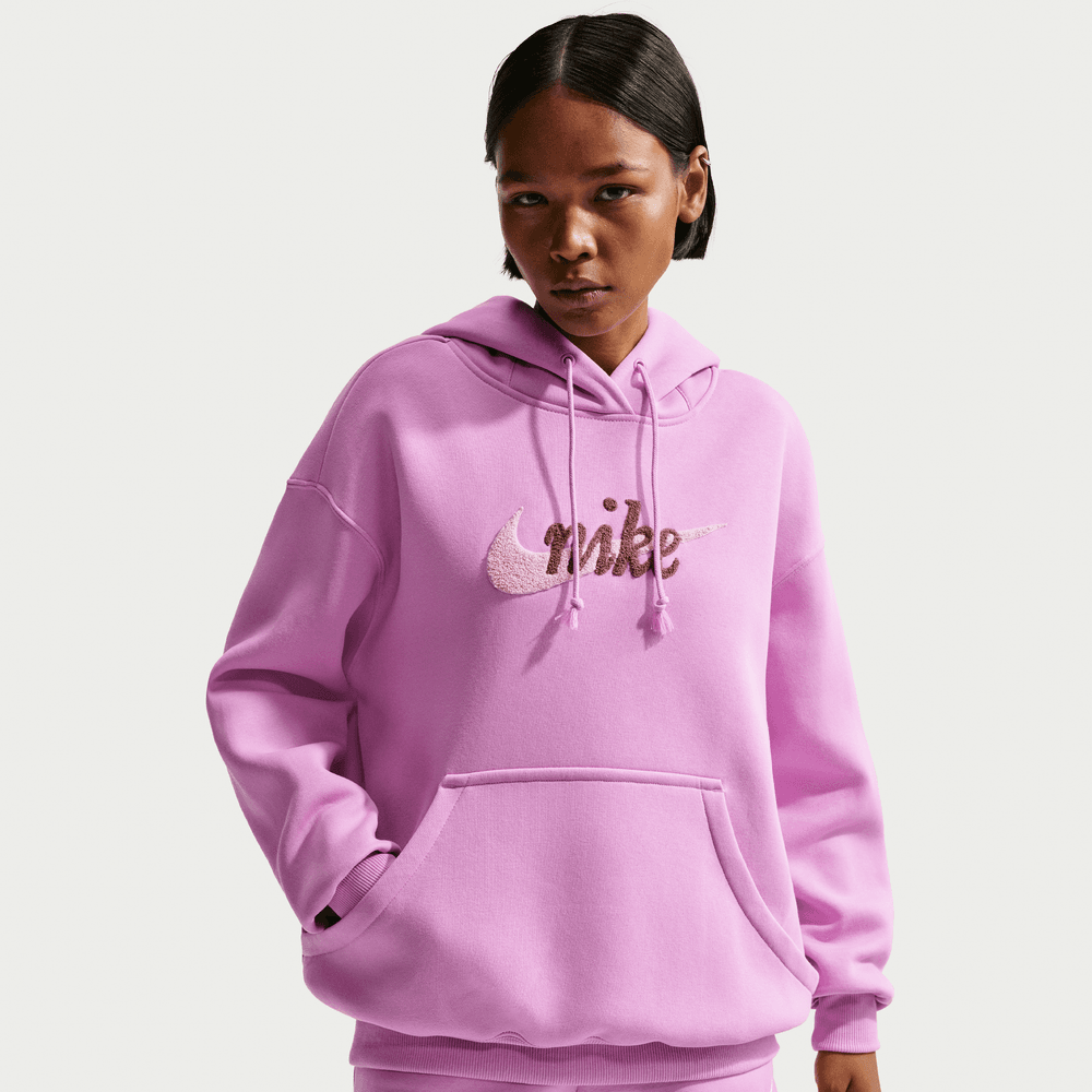 Nike Sportswear Phoenix Fleece Women's Oversized Logo Hoodie 'Magenta'