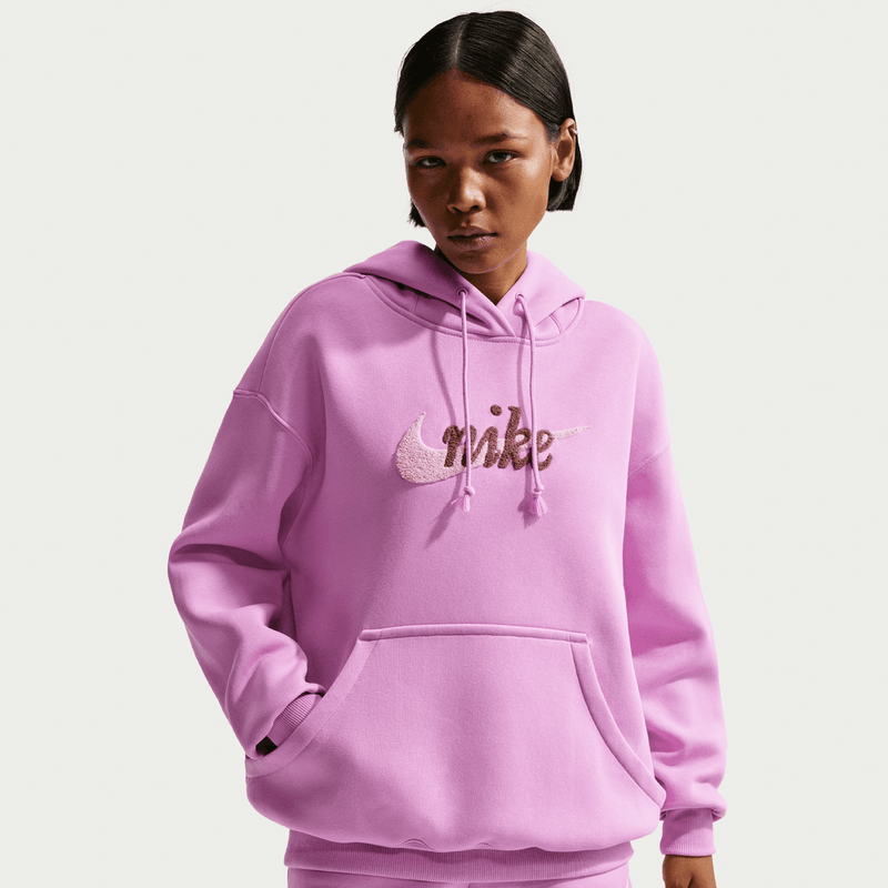 Nike Sportswear Phoenix Fleece Women's Oversized Logo Hoodie 'Magenta'
