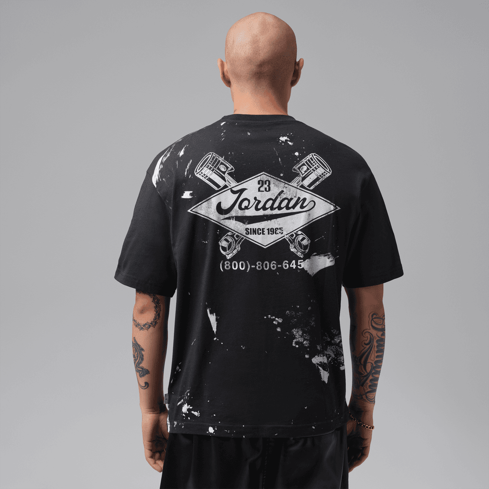 Jordan Brooklyn Men's Graphic T-Shirt 'Black'