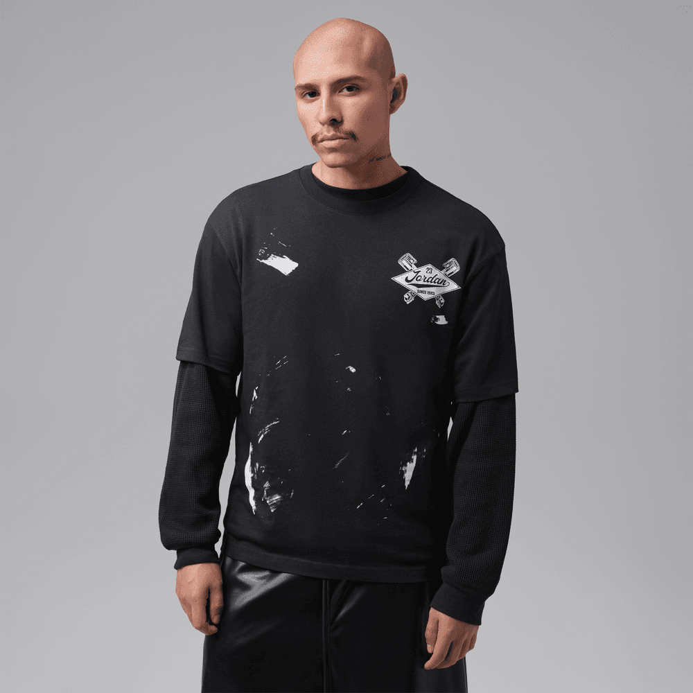 Jordan Brooklyn Men's Graphic T-Shirt 'Black'