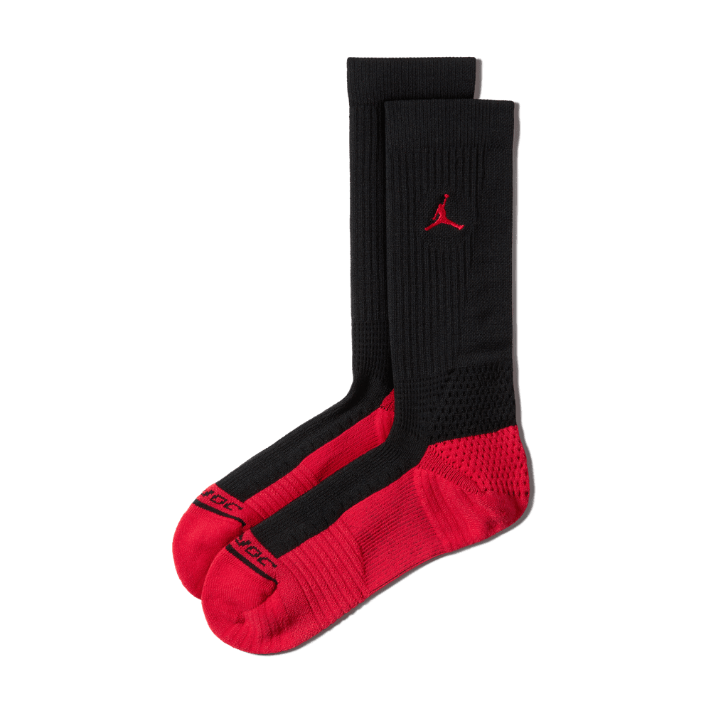 Jordan Elite Crew Socks (1 Pair) 'Black/Red'