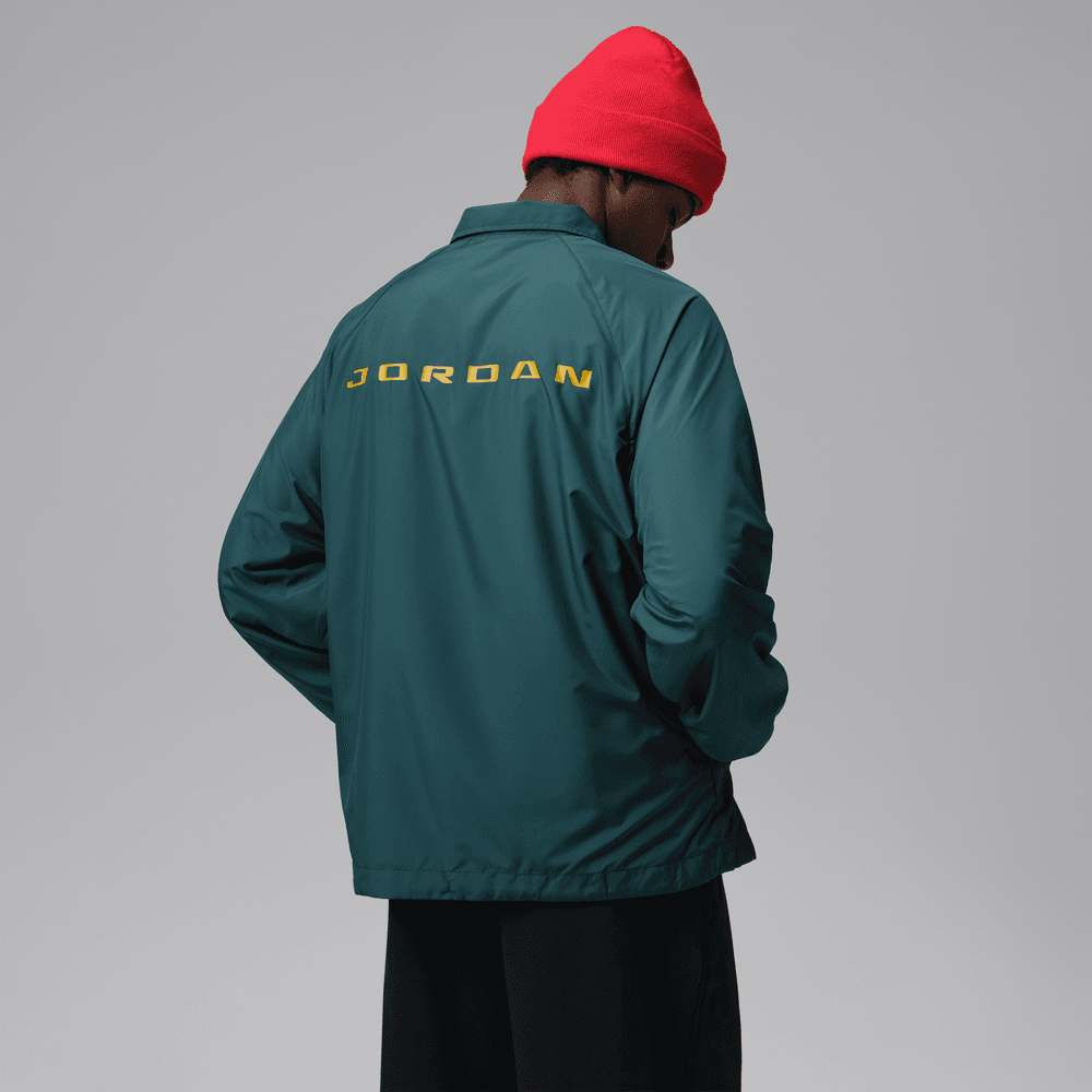 Jordan Brooklyn Men's Coaches Jacket 'Midnight Spruce'
