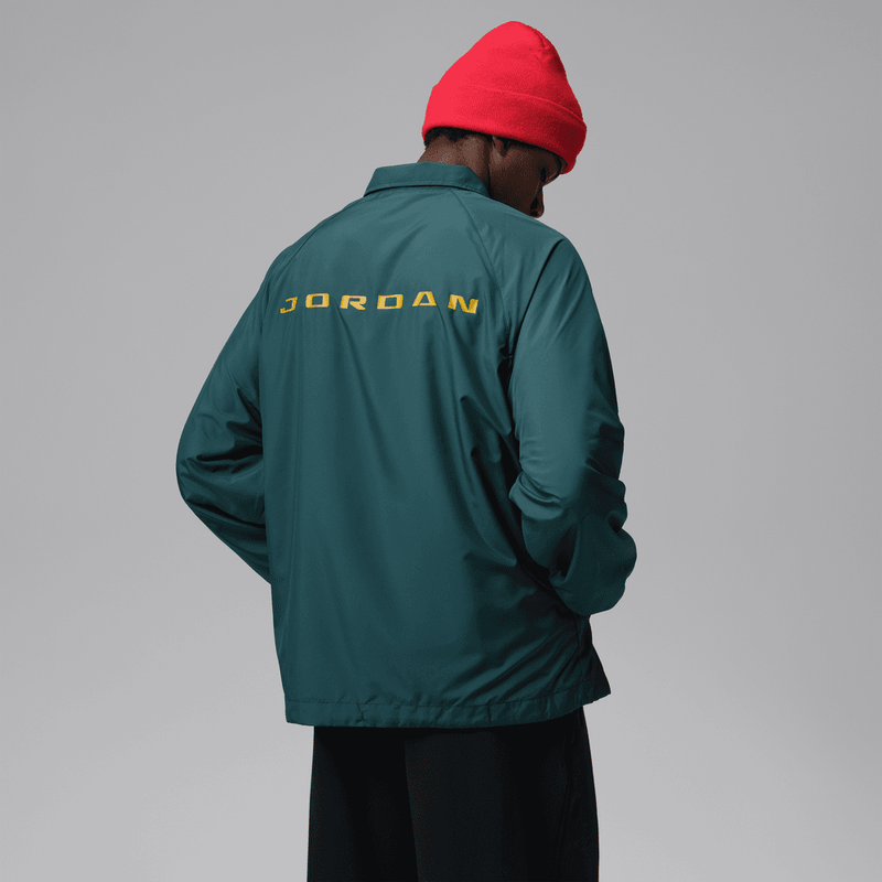 Jordan Brooklyn Men's Coaches Jacket 'Midnight Spruce'