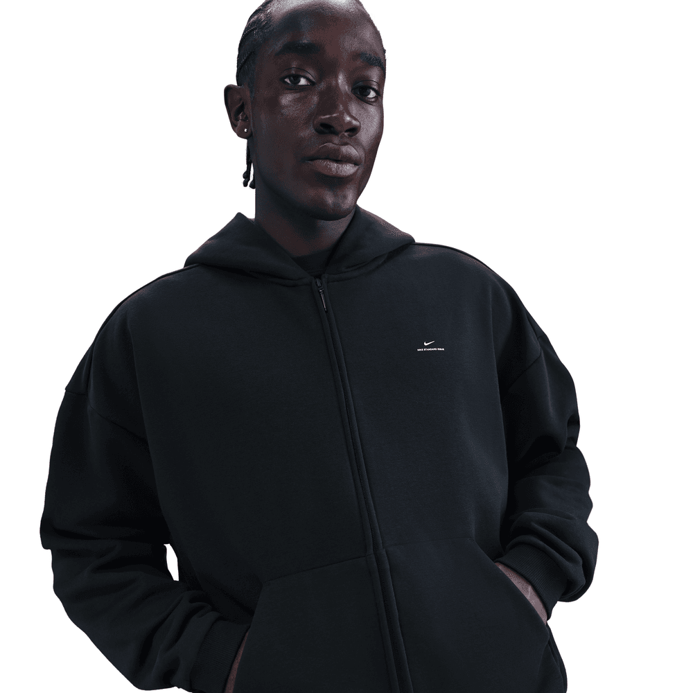 Nike Standard Issue Men's Therma-FIT Full-Zip Basketball Hoodie 'Black'