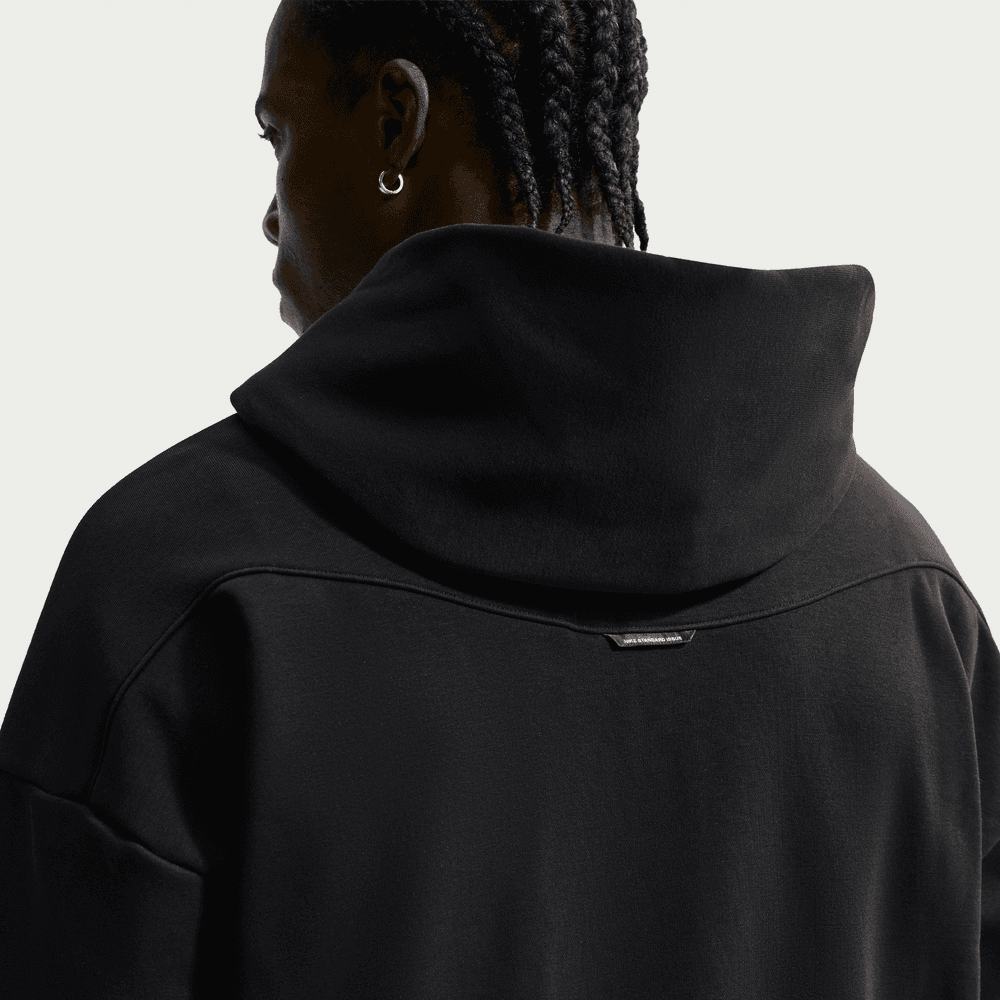 Nike Standard Issue Men's Therma-FIT Full-Zip Basketball Hoodie TALL SIZE 'Black'