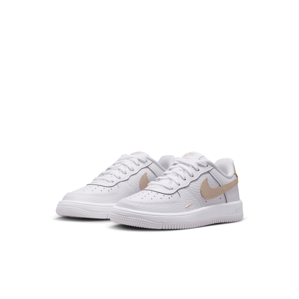 Nike Force 1 Low Little Kids' Shoes (PS) 'White/Rattan'