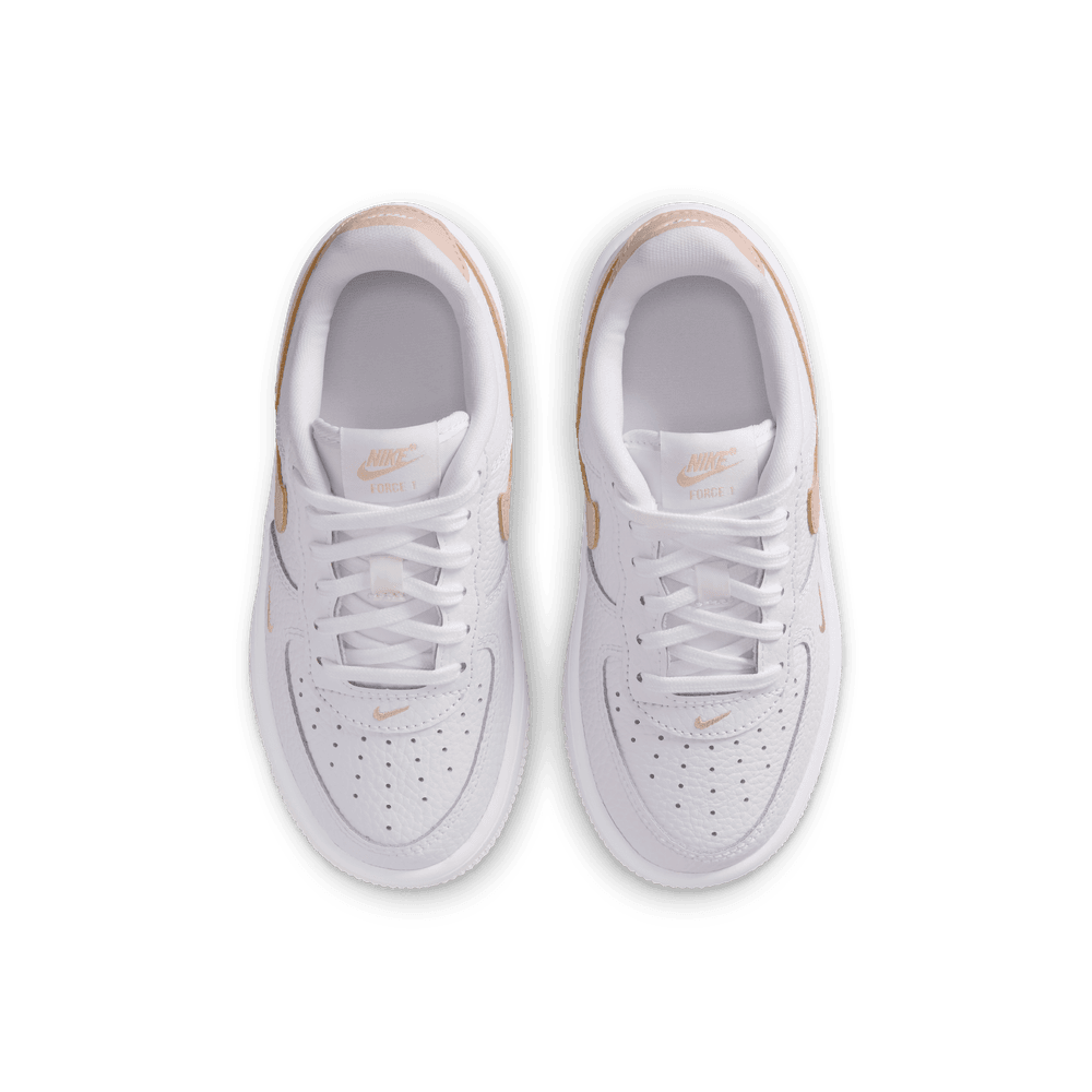 Nike Force 1 Low Little Kids' Shoes (PS) 'White/Rattan'